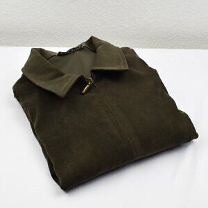 Briggs Long Sleeve Zip Front Jacket Size 14 Color Green Gently Used Condition‎